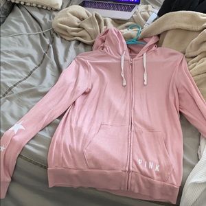 pink zipper up from pink